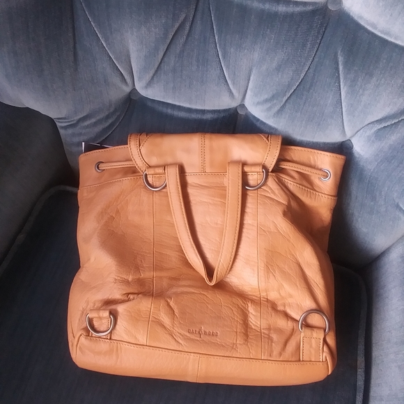 ONE LEFT at this price Boho Leather Backpack - Picture 15 of 16